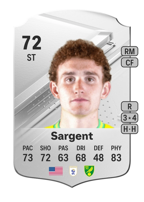 EA FC 24 Josh Sargent 72