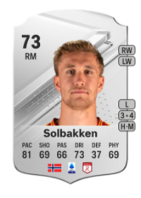 Ola Solbakken Rare 73 Overall Rating