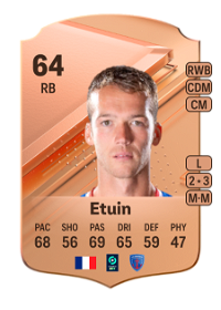Maxime Etuin Rare 64 Overall Rating