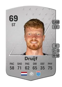 Ferdy Druijf Common 69 Overall Rating