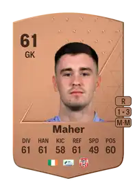 Brian Maher Common 61 Overall Rating