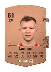 Jamie Lennon Common 61 Overall Rating