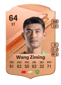 Wang Ziming Rare 64 Overall Rating