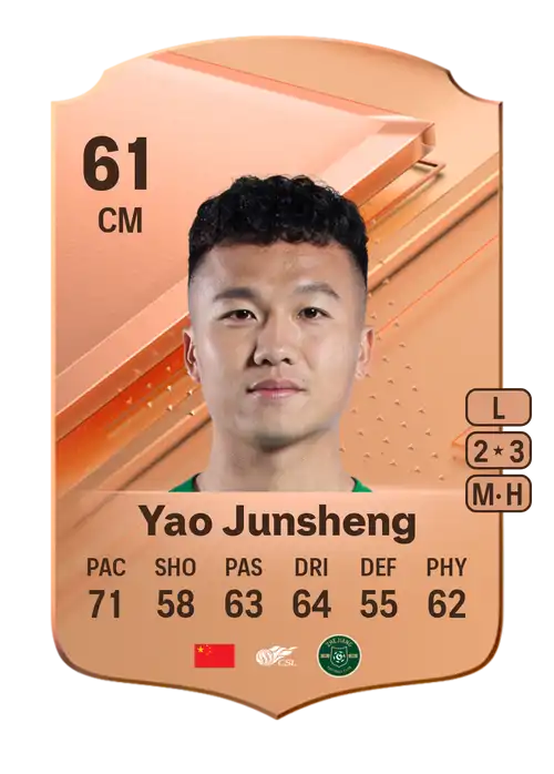 EA FC 24 Yao Junsheng 61