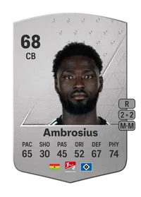 Stephan Ambrosius Common 68 Overall Rating