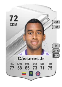 Cristian Cásseres Jr Rare 72 Overall Rating