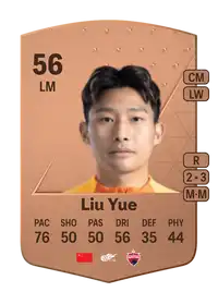 Liu Yue Common 56 Overall Rating