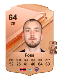 Sander Moen Foss Rare 64 Overall Rating