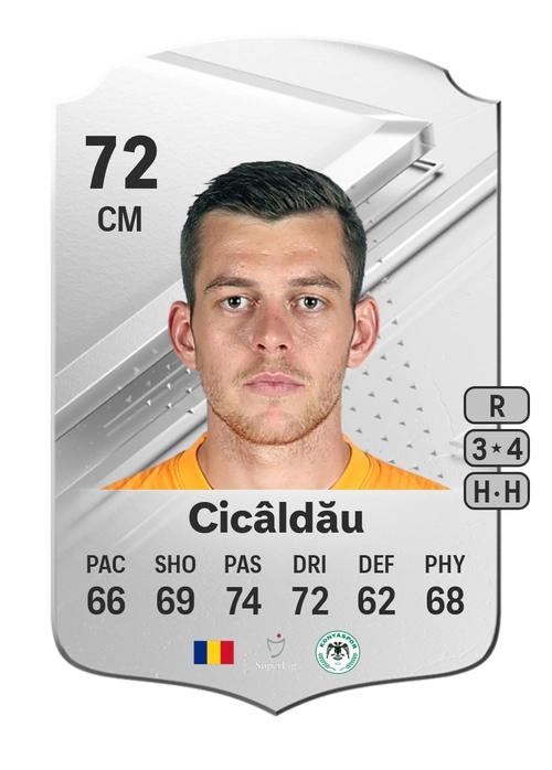 EA FC 24 Alexandru Cicâldău 72