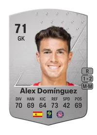 Álex Domínguez Common 71 Overall Rating