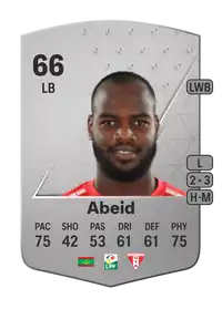 Aly Abeid Common 66 Overall Rating