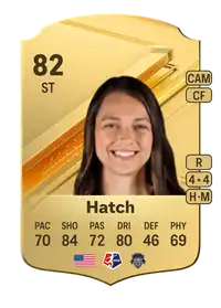 Ashley Hatch Rare 82 Overall Rating