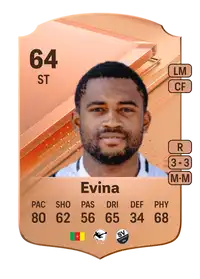 Franck Evina Rare 64 Overall Rating