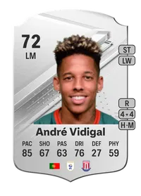 André Vidigal Rare 72 Overall Rating