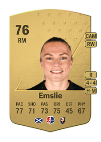 Claire Emslie Common 76 Overall Rating