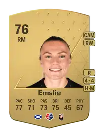 Claire Emslie Common 76 Overall Rating