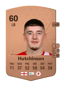 Reece Hutchinson Common 60 Overall Rating