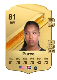 Midge Purce Rare 81 Overall Rating