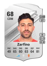 Giovanni Zarfino Rare 68 Overall Rating