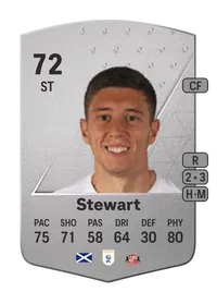 Ross Stewart Common 72 Overall Rating