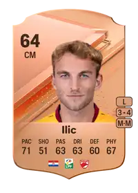 Christian Ilic Rare 64 Overall Rating