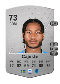 Jens-Lys Cajuste Common 73 Overall Rating
