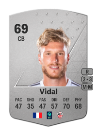 Clément Vidal Common 69 Overall Rating
