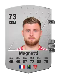 Hugo Magnetti Common 73 Overall Rating