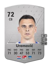 Filip Uremović Common 72 Overall Rating