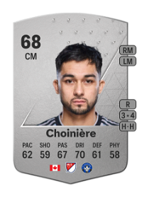 Mathieu Choinière Common 68 Overall Rating