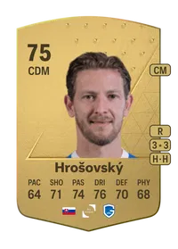 Patrik Hrošovský Common 75 Overall Rating