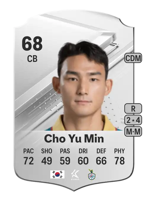 EA FC 24 Cho Yu Min 68