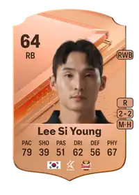 Lee Si Young Rare 64 Overall Rating