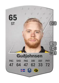 Sveinn Aron Guðjohnsen Common 65 Overall Rating