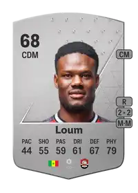 Mamadou Loum Common 68 Overall Rating