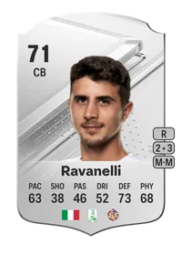 Luca Ravanelli Rare 71 Overall Rating