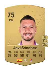 Javi Sánchez Common 75 Overall Rating