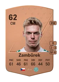 Jan Žambůrek Common 62 Overall Rating