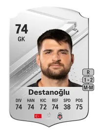 Ersin Destanoğlu Rare 74 Overall Rating