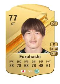 Kyogo Furuhashi Rare 77 Overall Rating