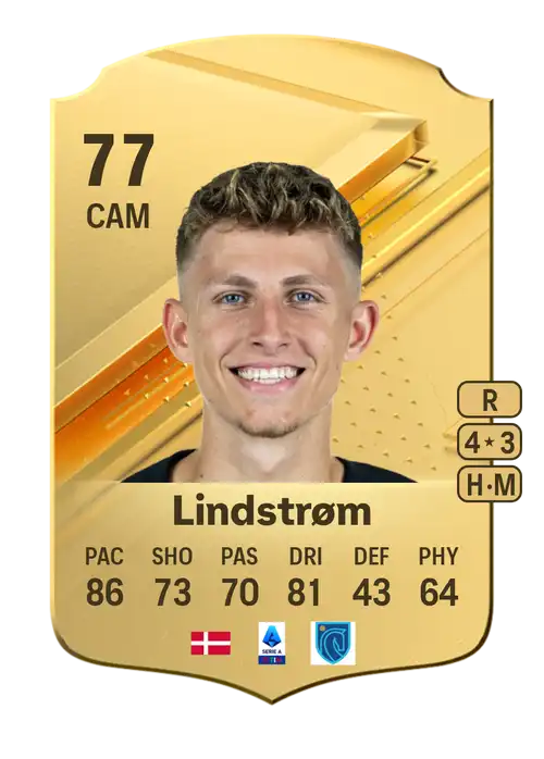 EA FC 24 Jesper Lindstrøm 77