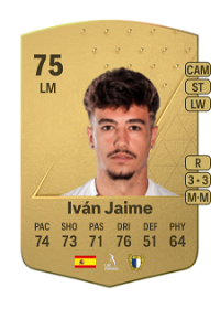 Iván Jaime Common 75 Overall Rating