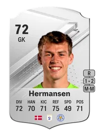 Mads Hermansen Rare 72 Overall Rating