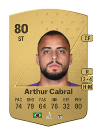 Arthur Cabral Common 80 Overall Rating