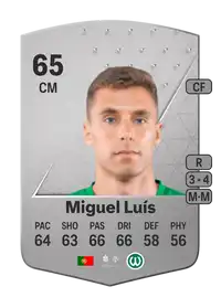 Miguel Luís Common 65 Overall Rating