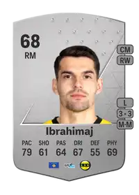 Ylldren Ibrahimaj Common 68 Overall Rating