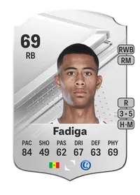 Noah Fadiga Rare 69 Overall Rating