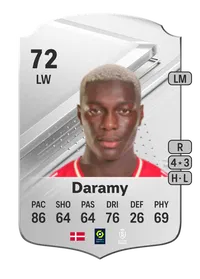 Mohamed Daramy Rare 72 Overall Rating