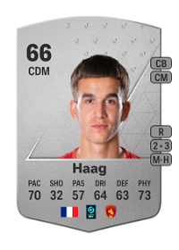 Giovanni Haag Common 66 Overall Rating