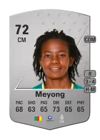 Charlène Meyong Common 72 Overall Rating